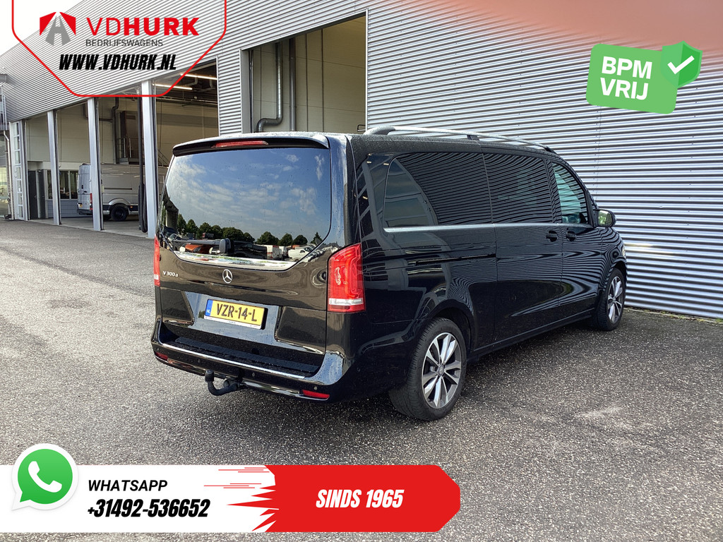 Mercedes-Benz V-klasse 300d Aut. XL L3 Avantgarde Edition BPM VRIJ! 2xElek.Schuifdeur/ Leder/ LED/ Standkachel/ Carplay/ Afn.Trekhaak/ Stoelverw./ Alarm III/ Navi/ Camera/ PDC/ Cruise/ 18? LMV 8