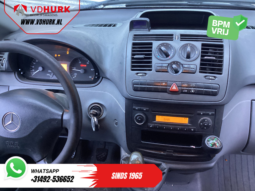 Mercedes-Benz Vito 109 CDI EXPORT NL Auto/ Airco/ 16?LMV/ PDC/ Trekhaak/ Betimmerd/ Radio 12