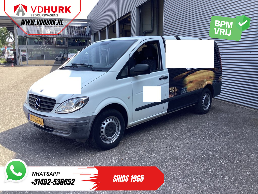 Mercedes-Benz Vito 109 CDI EXPORT ONLY NL Auto/ APK 07-2026/ Camera/ 3 Pers./ Trekhaak 13