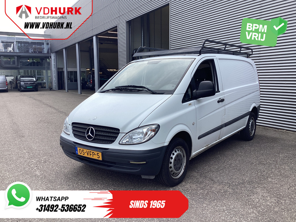 Mercedes-Benz Vito 109 CDI EXPORT ONLY Rijdt Goed/ Imperiaal/ Trekhaak/ Radio 7
