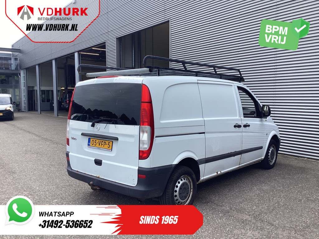 Mercedes-Benz Vito 109 CDI EXPORT ONLY Rijdt Goed/ Imperiaal/ Trekhaak/ Radio 8