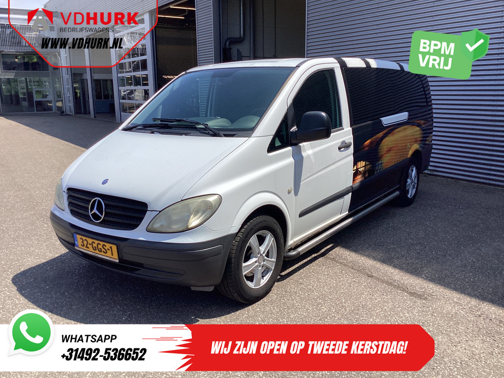 Mercedes-Benz Vito 109 CDI L3 EXPORT ONLY (EUR6.655,- Incl. BTW/BPM Vrij!) 9 Persoons/ Kombi/ Combi/ 9P/ Sidebars/ Camera/ Trekhaak/ Airco 8