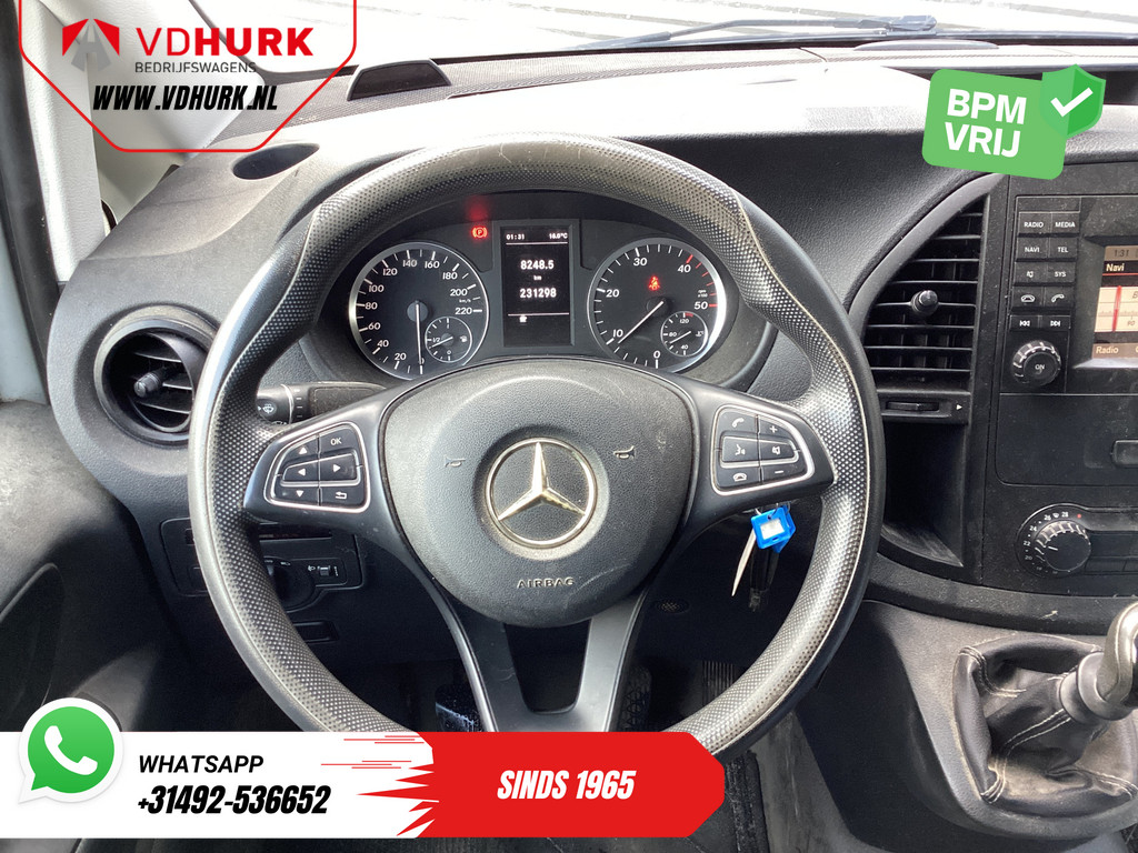 Mercedes-Benz Vito 111 CDI L2 EXPORT ONLY E6/ NL Auto/ APK 02-2026/ Camera/ Trekhaak/ Navi/ Airco 10