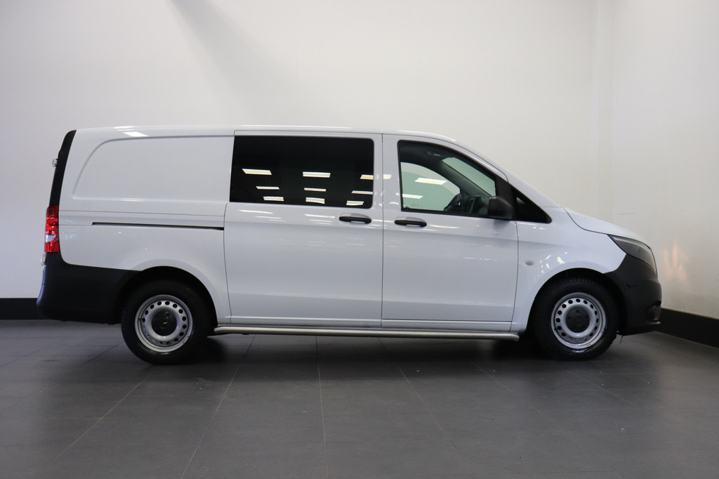 Mercedes-Benz Vito 111 CDI Lang Dubbele Cabine EURO 6 - Airco - Navi - Cruise - ⬠21.950,- Excl. 15