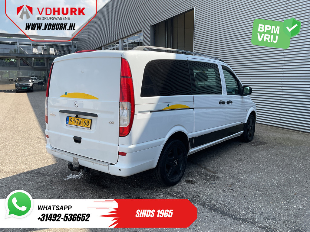 Mercedes-Benz Vito 113 CDI L3 DC Dubbel Cabine EXPORT Carplay/ Airco/ Camera/ 17? LMV/ PDC/ Trekhaak 10