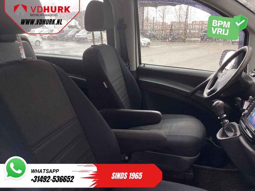Mercedes-Benz Vito 113 CDI L3 DC Dubbel Cabine EXPORT Carplay/ Airco/ Camera/ 17? LMV/ PDC/ Trekhaak 13
