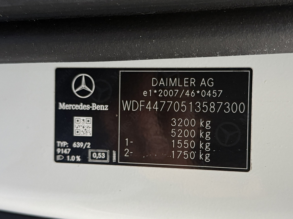 Mercedes-Benz Vito 114BlueTEC 7G-Tronic Automaat Personenbus | 9-Persoons | Extra Lang | Prijs incl BTW EUR 26318,-- | Airco | Cruise | 2-2-2-3 Stoelopstelling 21