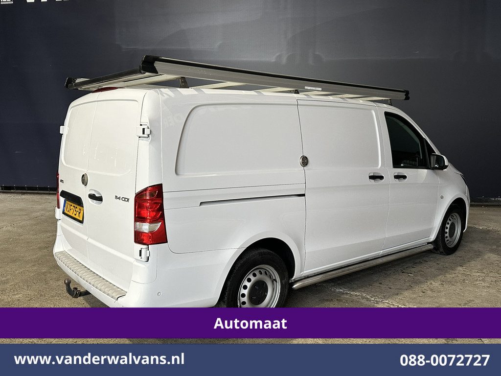 Mercedes-Benz Vito 114 CDI 136pk 9G-Tronic Automaat L2H1 Euro6 Airco | Camera | Navigatie | Apple Carplay | Imperiaal | 2500kg Trekhaak Android Auto, Cruisecontrol, Parkeersensoren, Sidebars 12