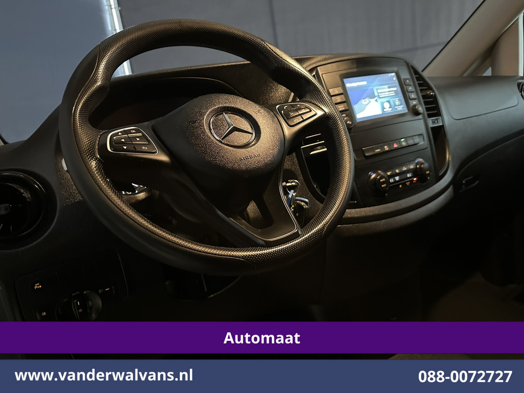 Mercedes-Benz Vito 114 CDI 136pk 9G-Tronic Automaat L2H1 Euro6 Airco | Camera | Navigatie | Apple Carplay | Imperiaal | 2500kg Trekhaak Android Auto, Cruisecontrol, Parkeersensoren, Sidebars 16