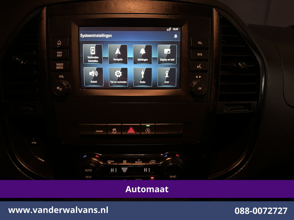 Mercedes-Benz Vito 114 CDI 136pk 9G-Tronic Automaat L2H1 Euro6 Airco | Camera | Navigatie | Apple Carplay | Imperiaal | 2500kg Trekhaak Android Auto, Cruisecontrol, Parkeersensoren, Sidebars 18