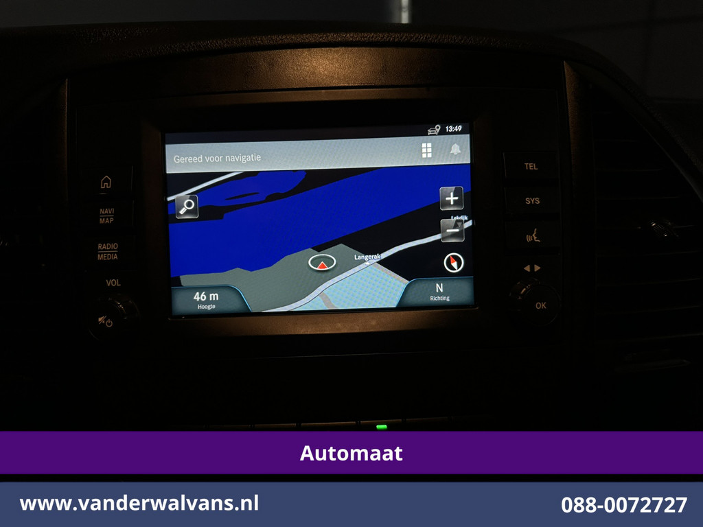 Mercedes-Benz Vito 114 CDI 136pk 9G-Tronic Automaat L2H1 Euro6 Airco | Camera | Navigatie | Apple Carplay | Imperiaal | 2500kg Trekhaak Android Auto, Cruisecontrol, Parkeersensoren, Sidebars 2