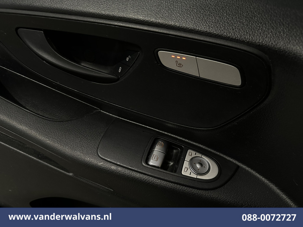 Mercedes-Benz Vito 114 CDI 136pk L2H1 Euro6 Airco | Camera | Cruisecontrol | Stoelverwarming Trekhaak, Parkeersensoren, Bijrijdersbank 18