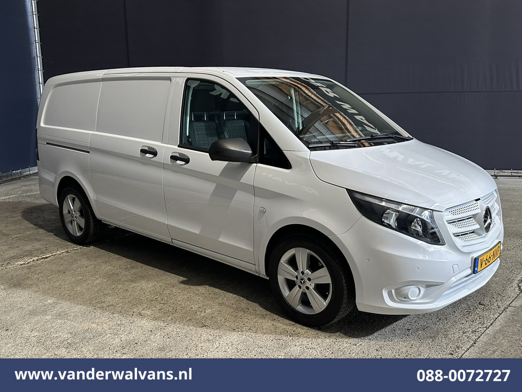 Mercedes-Benz Vito 114 CDI 136pk L2H1 Euro6 Airco | Navigatie | Camera | LM Velgen Cruisecontrol, Bumper in de kleur, Parkeersensoren, Achterklep, Stoelverwarming, Bijrijdersbank, Inrichting 10