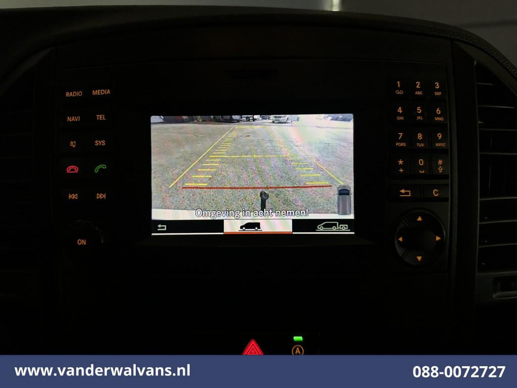 Mercedes-Benz Vito 114 CDI 136pk L2H1 Euro6 Airco | Navigatie | Camera | LM Velgen Cruisecontrol, Bumper in de kleur, Parkeersensoren, Achterklep, Stoelverwarming, Bijrijdersbank, Inrichting 3