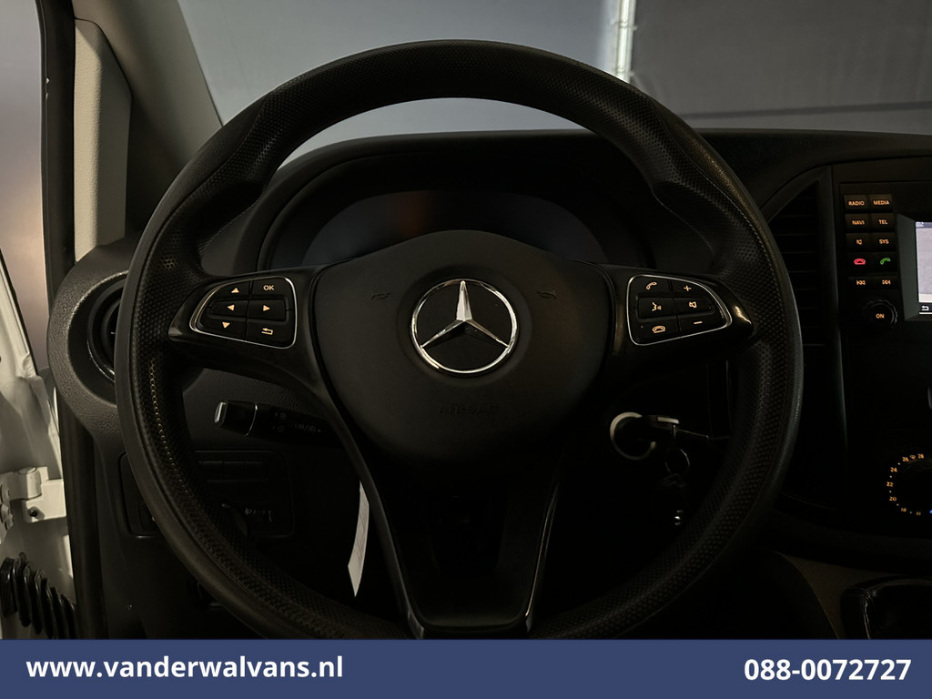 Mercedes-Benz Vito 114 CDI 136pk L2H1 Euro6 Airco | Navigatie | Camera | LM Velgen Cruisecontrol, Bumper in de kleur, Parkeersensoren, Achterklep, Stoelverwarming, Bijrijdersbank, Inrichting 5