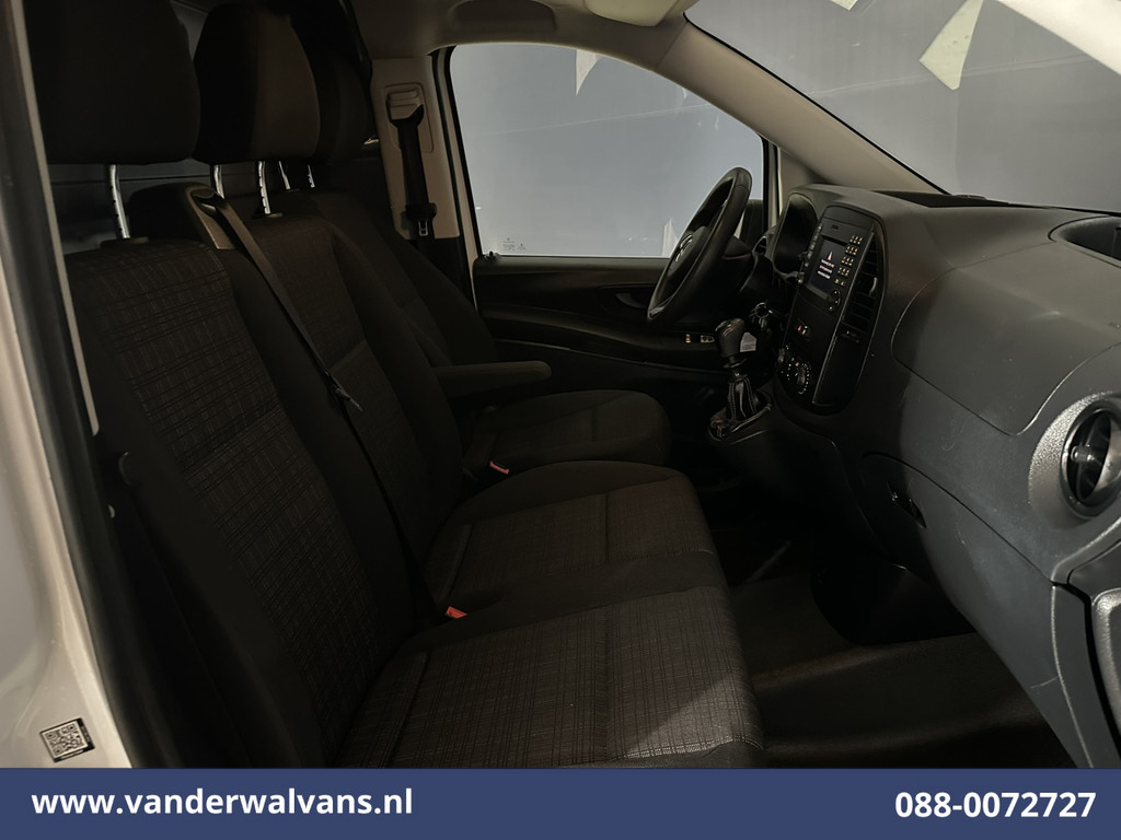 Mercedes-Benz Vito 114 CDI 136pk L2H1 Euro6 Airco | Navigatie | Camera | LM Velgen Cruisecontrol, Bumper in de kleur, Parkeersensoren, Achterklep, Stoelverwarming, Bijrijdersbank, Inrichting 8