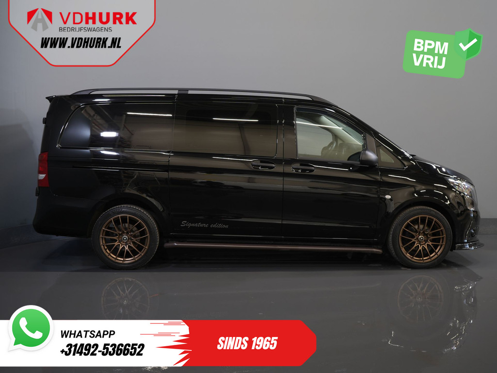 Mercedes-Benz Vito 114 CDI Aut. DC Dubbel Cabine Buffl Leder/ 2x Schuifdeur/ Carplay/ Navi/ Spoiler/ Frontlip/ Sidebars/ 18?LMV/ Cruise/ Airco 11