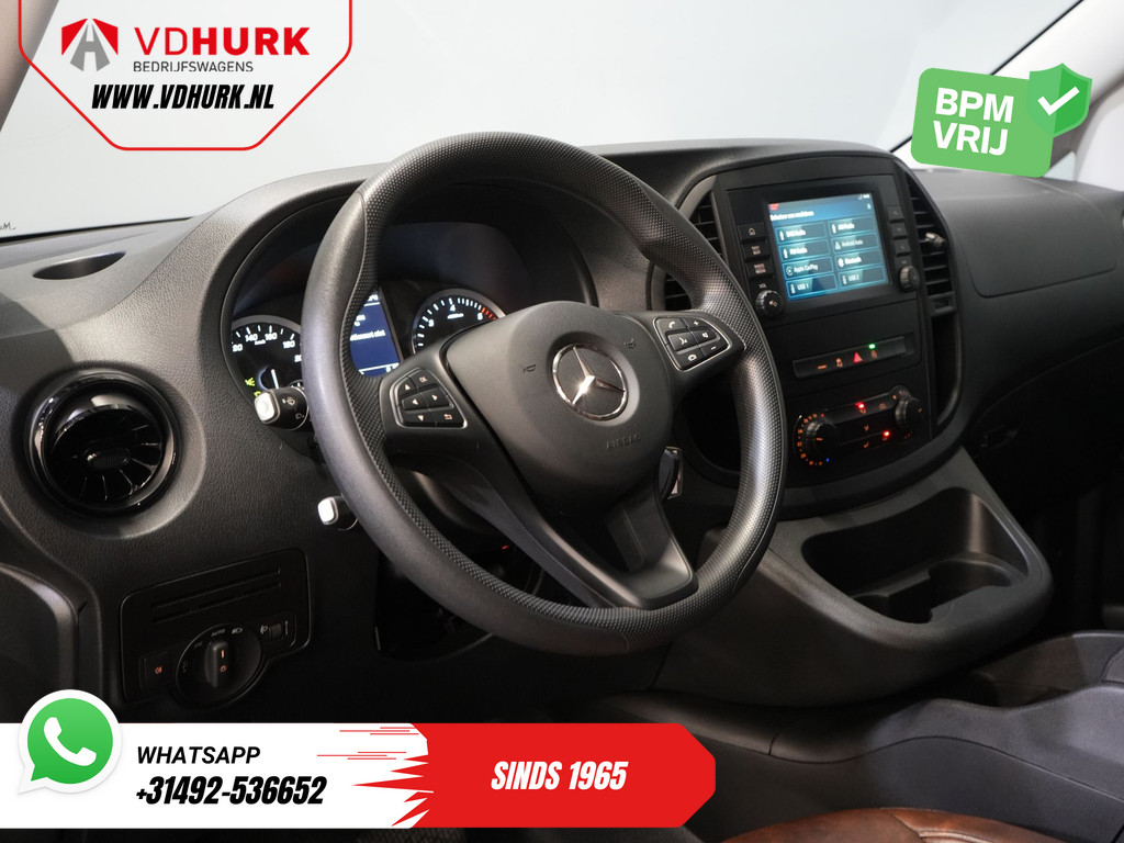 Mercedes-Benz Vito 114 CDI Aut. DC Dubbel Cabine Buffl Leder/ 2x Schuifdeur/ Carplay/ Navi/ Spoiler/ Frontlip/ Sidebars/ 18?LMV/ Cruise/ Airco 14