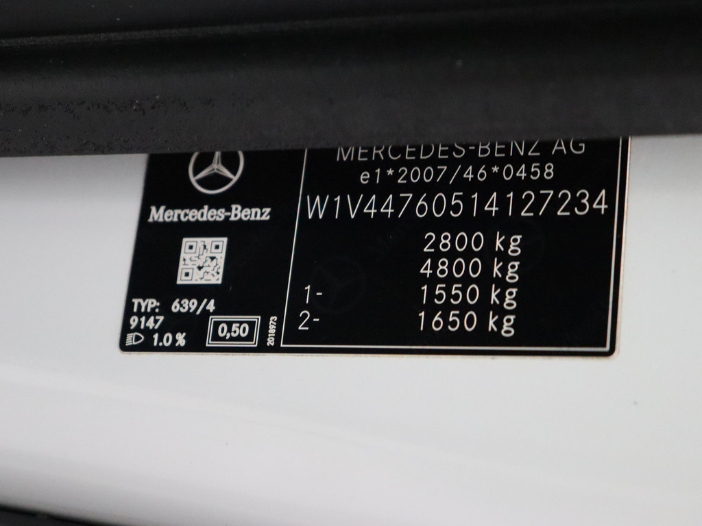 Mercedes-Benz Vito 114CDI Extra Lang Achterdeuren | Airco | Cruise | Camera | Multimedia | Trekhaak 21