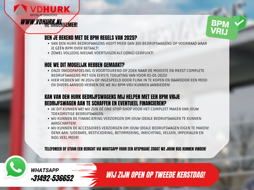 Mercedes-Benz Vito 114 CDI L2 DC Dubbel Cabine MARGE NL Auto/ LED/ 19 LMV/ Camera/ Cruise/ Spoiler/ Roofrails/ Trekhaak 8