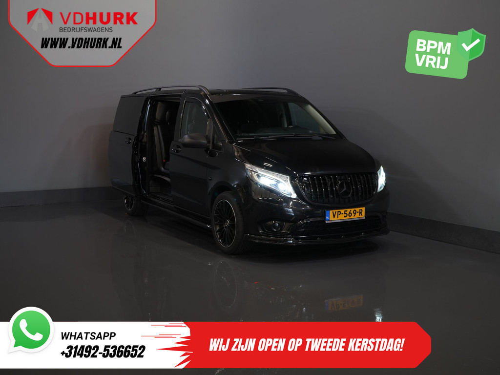 Mercedes-Benz Vito 114 CDI L2 DC Dubbel Cabine MARGE NL Auto/ LED/ 19 LMV/ Camera/ Cruise/ Spoiler/ Roofrails/ Trekhaak 9