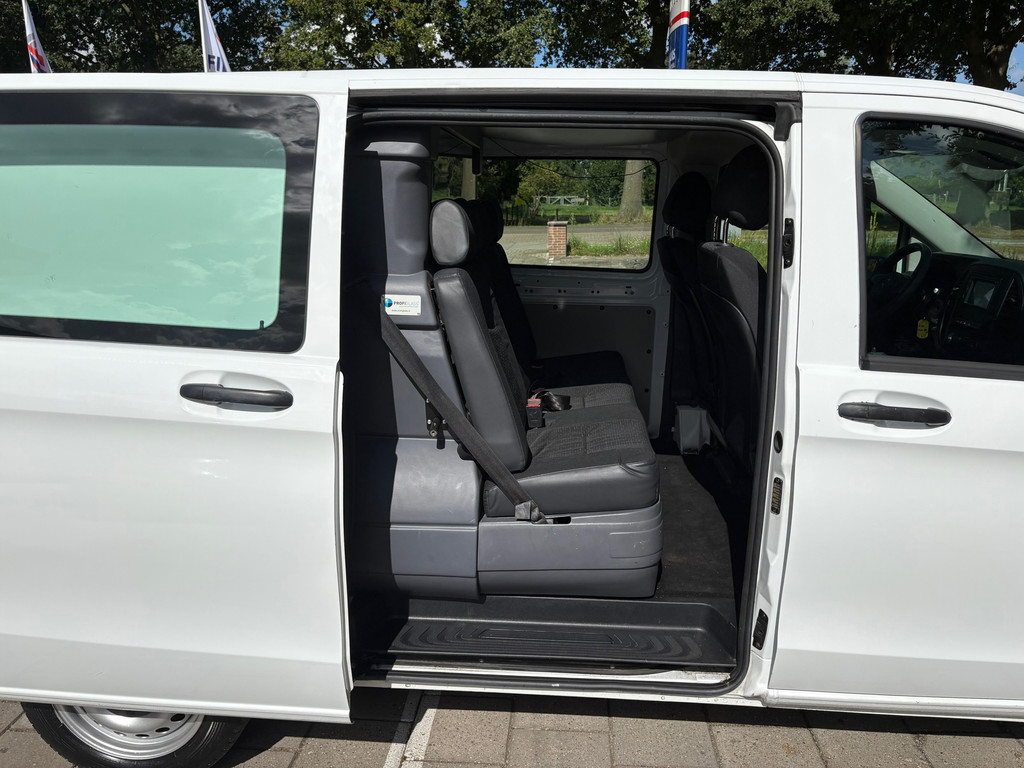 Mercedes-Benz Vito 114 CDI Lang DC Comfort|NAP|DUBBELCABINE|AUTOMAAT|airco|cruise|achteruitrijcamera|navi|trekhaak|bluetooth 11
