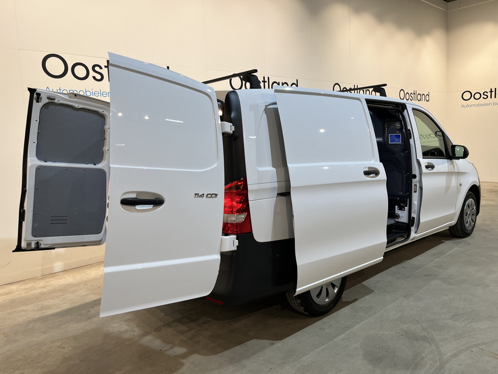 Mercedes-Benz Vito 114 CDI Lang / Euro 6 / Servicebus / Sortimo inrichting / Airco / Cruise Control / Trekhaak / PDC / 3-Zits / 18
