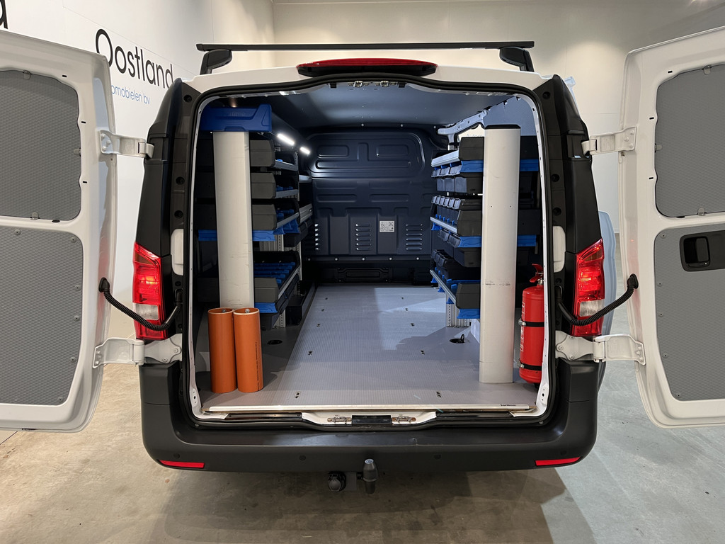 Mercedes-Benz Vito 114 CDI Lang / Euro 6 / Servicebus / Sortimo inrichting / Airco / Cruise Control / Trekhaak / PDC / 3-Zits / 19