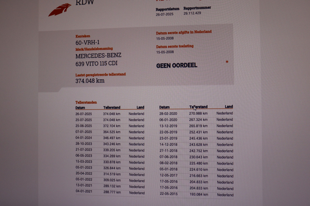 Mercedes-Benz Vito 115 CDI 320 Lang 150PK - Airco - ⬠2.900,- Ex. BTW 10