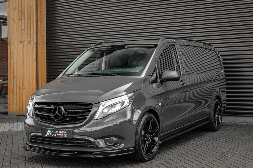 Mercedes-Benz Vito 116CDI 163PK LANG JB- EDITION FULL BLACK / AMG / SPOILER / VERLAGINGSVEREN / NAVIGATIE / SIDE- BARS / CAMERA 10