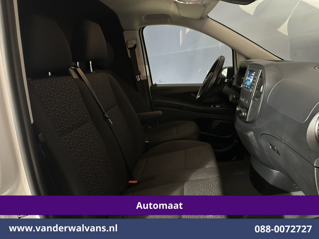 Mercedes-Benz Vito 116 CDI 164pk 9G-Tronic Automaat L3H1 Euro6 Airco | Camera | LED | Apple Carplay | 2500kg Trekhaak Android Auto, Cruisecontrol, Parkeersensoren, Bijrijdersbank 9
