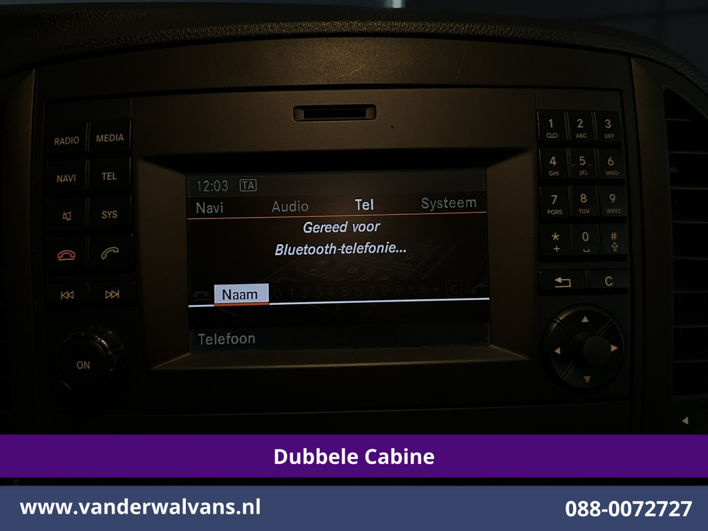 Mercedes-Benz Vito 116 CDI 164pk L2H1 Dubbele Cabine Euro6 Airco | 5-Zits | Navigatie | Camera | Cruisecontrol LM velgen, Trekhaak, Sidebars, Leder, Parkeersensoren, Dakdragers 18