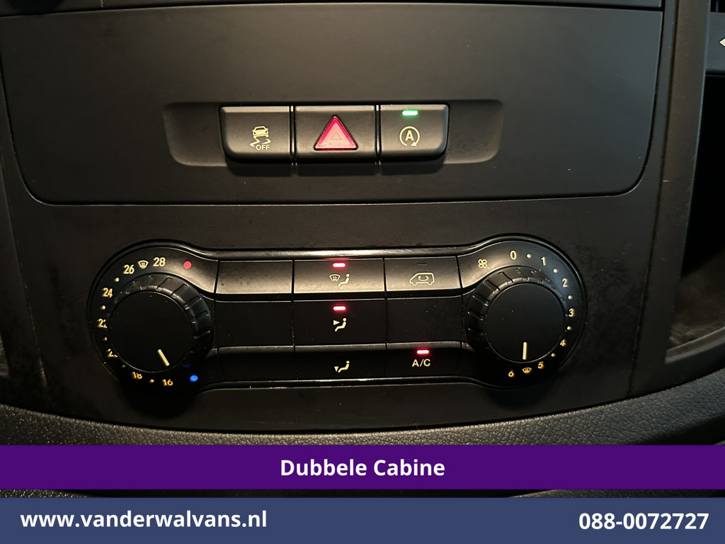 Mercedes-Benz Vito 116 CDI 164pk L2H1 Dubbele Cabine Euro6 Airco | 5-Zits | Navigatie | Camera | Cruisecontrol LM velgen, Trekhaak, Sidebars, Leder, Parkeersensoren, Dakdragers 8