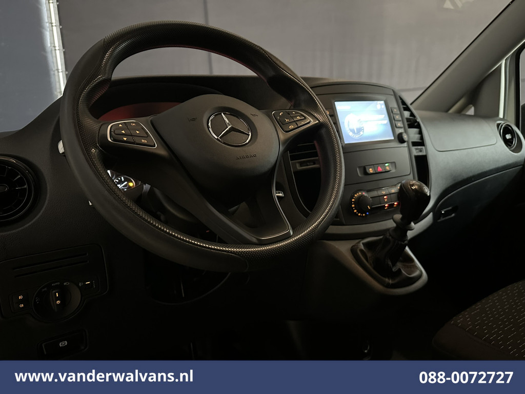 Mercedes-Benz Vito 116 CDI 164pk L2H1 Euro6 Airco | Camera | Apple Carplay | Cruisecontrol Android Auto, Bijrijdersbank 15