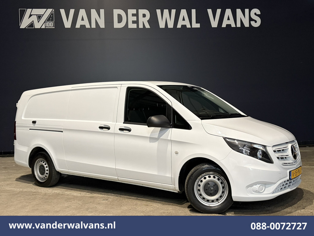Mercedes-Benz Vito 116 CDI 164pk L3H1 Euro6 Airco | Camera | Apple Carplay | Cruisecontrol | Bumper in de kleur Stoelverwarming, Android Auto, Bijrijdersbank