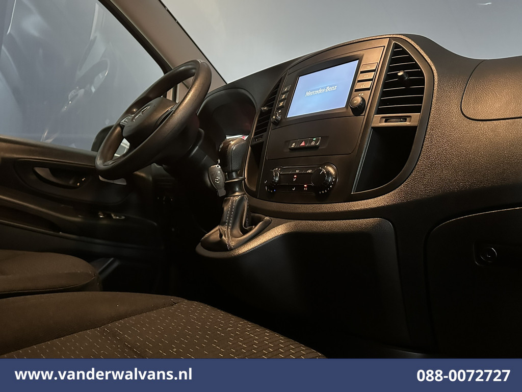 Mercedes-Benz Vito 116 CDI 164pk L3H1 Euro6 Airco | Camera | Apple Carplay | Cruisecontrol | Bumper in de kleur Stoelverwarming, Android Auto, Bijrijdersbank 13