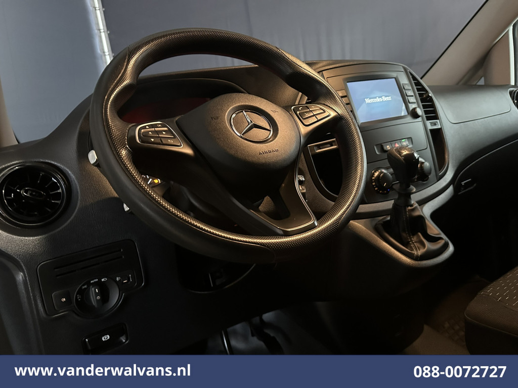 Mercedes-Benz Vito 116 CDI 164pk L3H1 Euro6 Airco | Camera | Apple Carplay | Cruisecontrol | Bumper in de kleur Stoelverwarming, Android Auto, Bijrijdersbank 14