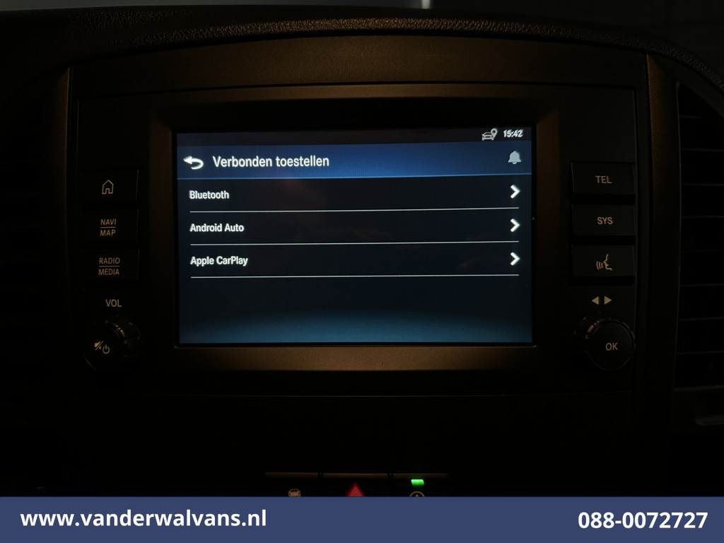 Mercedes-Benz Vito 116 CDI 164pk L3H1 Euro6 Airco | Camera | Apple Carplay | Cruisecontrol | Bumper in de kleur Stoelverwarming, Android Auto, Bijrijdersbank 3