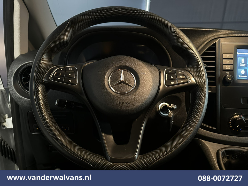 Mercedes-Benz Vito 116 CDI 164pk L3H1 Euro6 Airco | Camera | Apple Carplay | Cruisecontrol | Bumper in de kleur Stoelverwarming, Android Auto, Bijrijdersbank 4
