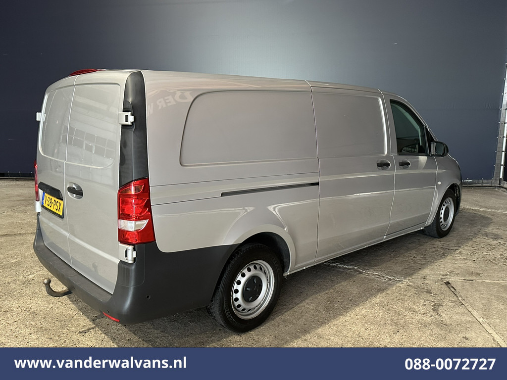 Mercedes-Benz Vito 116 CDI 164pk L3H1 Euro6 Airco | Camera | Cruisecontrol | LED | 2500kg Trekhaak Parkeersensoren, Stoelverwarming, Bijrijdersbank 11