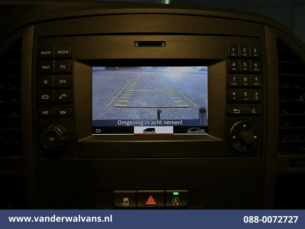 Mercedes-Benz Vito 116 CDI 164pk L3H1 Euro6 Airco | Camera | Cruisecontrol | LED | 2500kg Trekhaak Parkeersensoren, Stoelverwarming, Bijrijdersbank 3