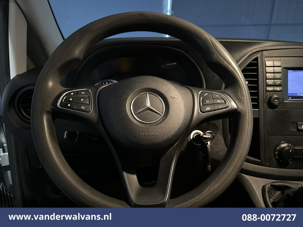 Mercedes-Benz Vito 116 CDI 164pk L3H1 Euro6 Airco | Camera | Cruisecontrol | LED | 2500kg Trekhaak Parkeersensoren, Stoelverwarming, Bijrijdersbank 4