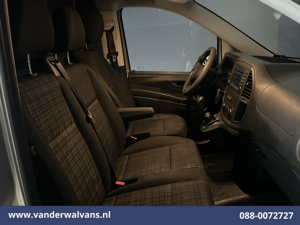 Mercedes-Benz Vito 116 CDI 164pk L3H1 Euro6 Airco | Camera | Cruisecontrol | LED | 2500kg Trekhaak Parkeersensoren, Stoelverwarming, Bijrijdersbank 7