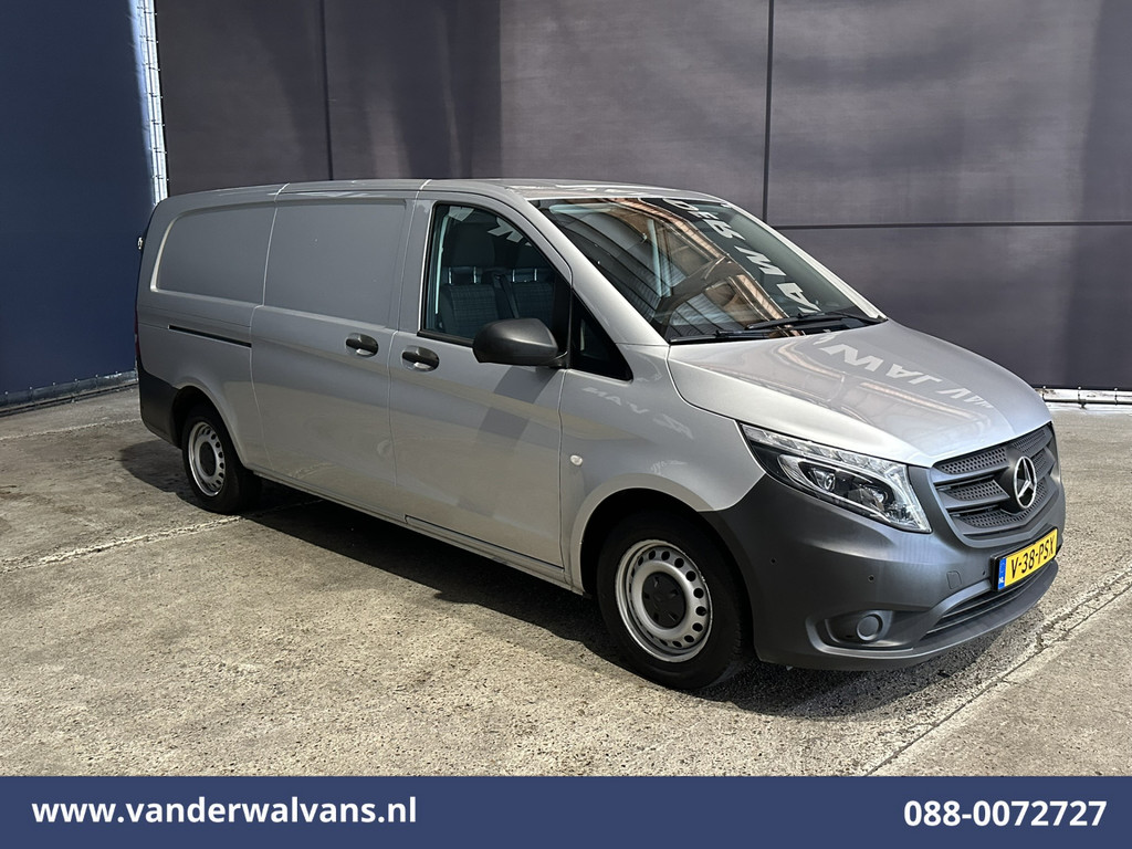 Mercedes-Benz Vito 116 CDI 164pk L3H1 Euro6 Airco | Camera | Cruisecontrol | LED | 2500kg Trekhaak Parkeersensoren, Stoelverwarming, Bijrijdersbank 8