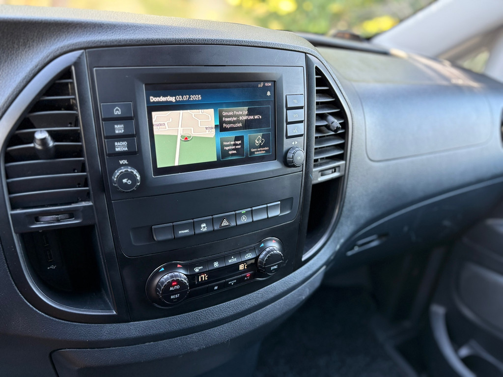 Mercedes-Benz Vito 116 CDI Extra Lang|4X4|NAP|AUTOMAAT|clima|cruise|2500KG trekgewicht|achteruitrijcamera|parkeersensoren|navi 16