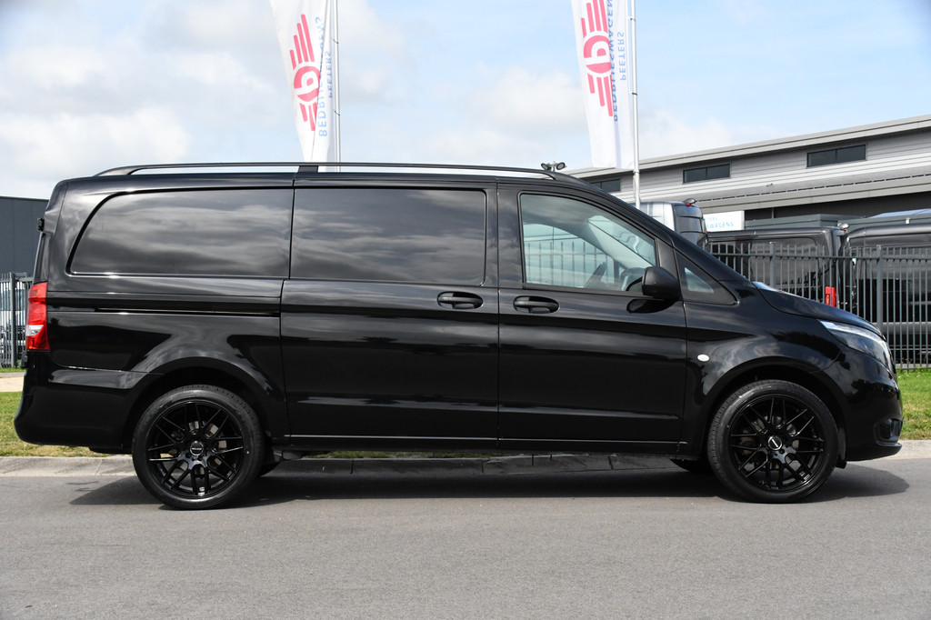 Mercedes-Benz Vito 116 CDI L2 Black Edition Cruise, Camera, Carplay, 164pk, Automaat, Sensoren, Trekhaak, Multimedia, LED, Stoelverwarming, Uniek! 10