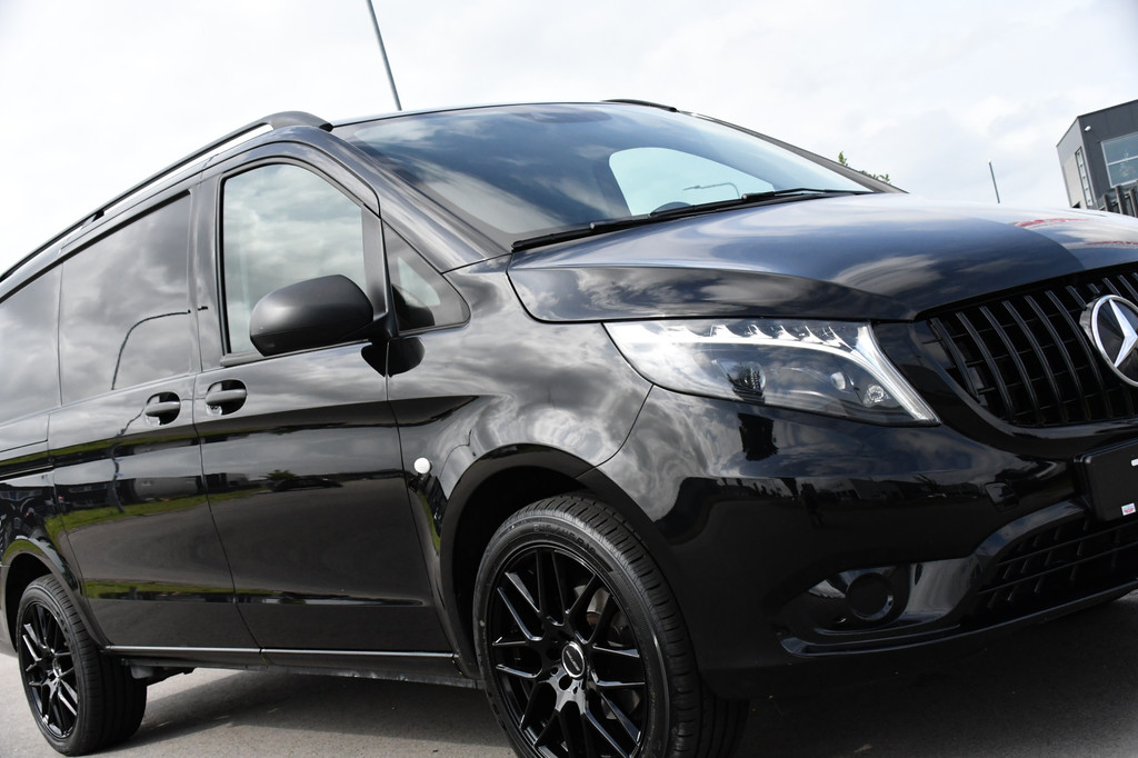Mercedes-Benz Vito 116 CDI L2 Black Edition Cruise, Camera, Carplay, 164pk, Automaat, Sensoren, Trekhaak, Multimedia, LED, Stoelverwarming, Uniek! 19