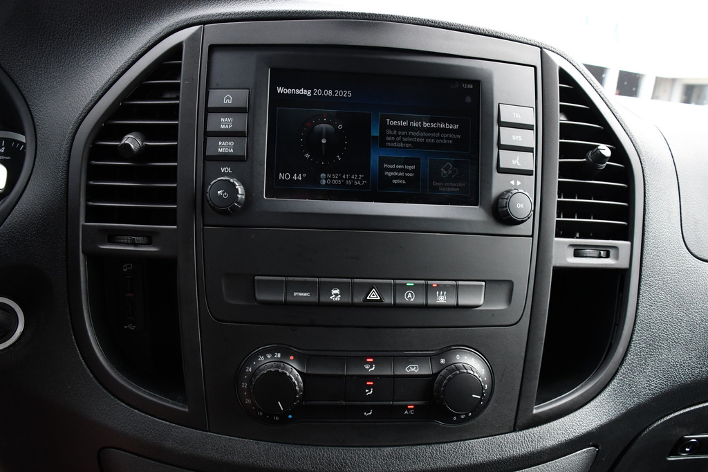 Mercedes-Benz Vito 116 CDI L2 Black Edition Cruise, Camera, Carplay, 164pk, Automaat, Sensoren, Trekhaak, Multimedia, LED, Stoelverwarming, Uniek! 21