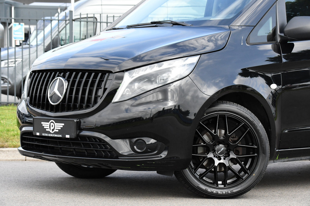 Mercedes-Benz Vito 116 CDI L2 Black Edition Cruise, Camera, Carplay, 164pk, Automaat, Sensoren, Trekhaak, Multimedia, LED, Stoelverwarming, Uniek! 7