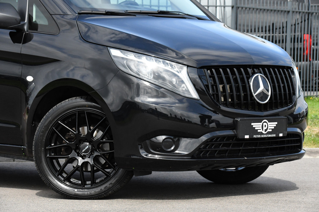 Mercedes-Benz Vito 116 CDI L2 Black Edition Cruise, Camera, Carplay, 164pk, Automaat, Sensoren, Trekhaak, Multimedia, LED, Stoelverwarming, Uniek! 8